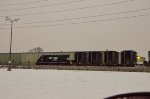 NS GP38-2 Locomotive in the yard